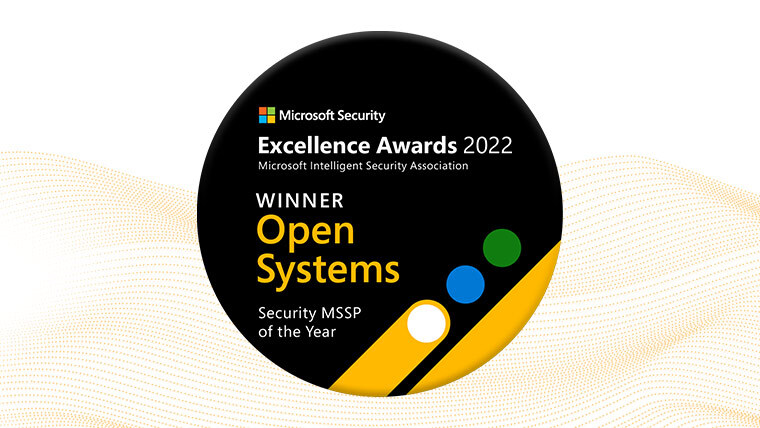 Open Systems Wins Microsoft Security Excellence Award for Security MSSP of the Year